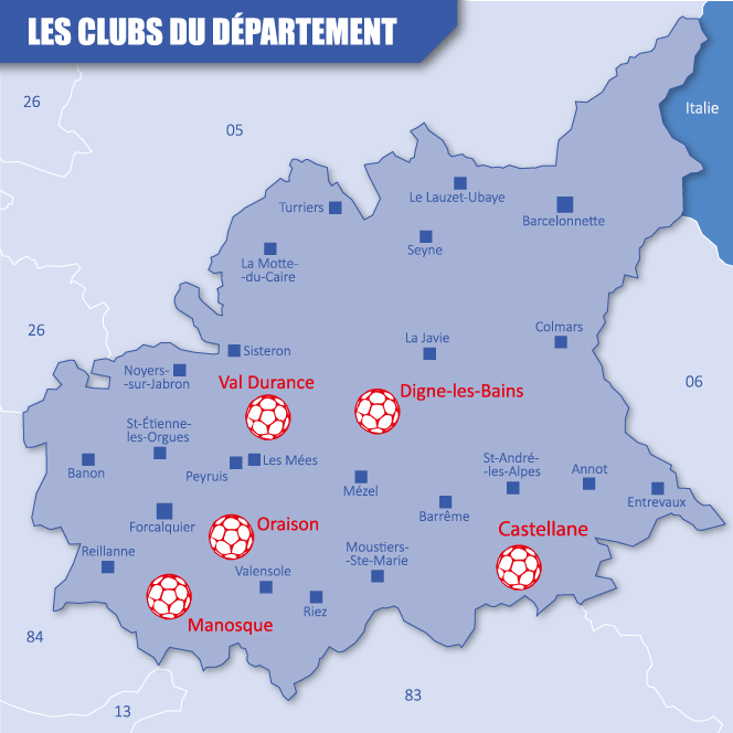 Carte des clubs